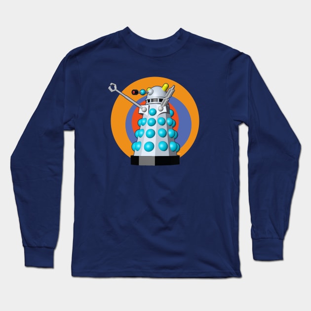 Robots After Ron Turner - Drone Long Sleeve T-Shirt by Out of Memory